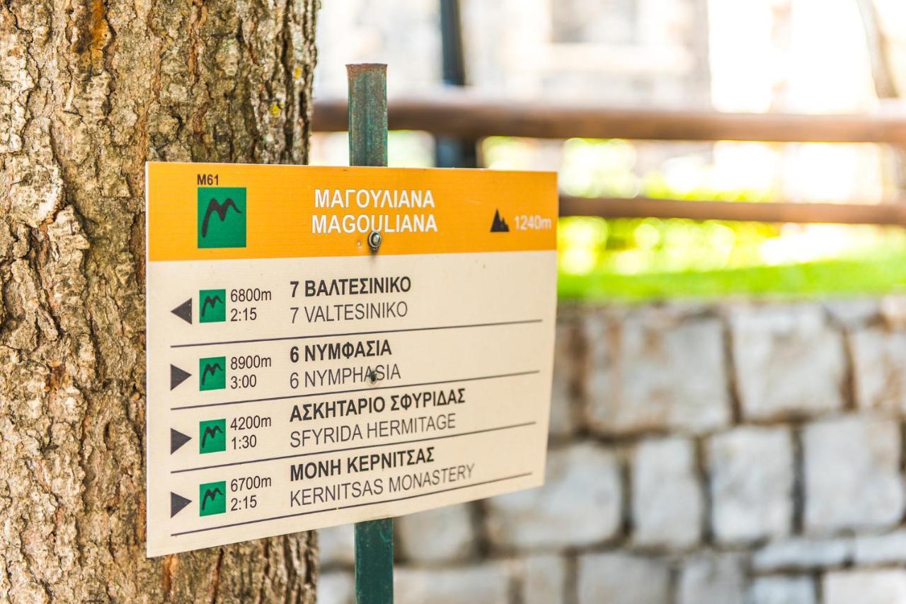 Апартаменты «Σκλάβας Χνάρι» Παραδοσιακός Ξενώνας Magouliana Экстерьер фото